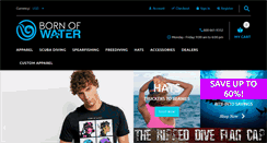 Desktop Screenshot of bornofwater.com